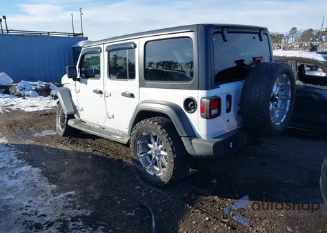 2020 Jeep Wrangler Unlimited Sport S 4X4 z USA, uszkodzony, nr VIN 1C4HJXDN0LW226460